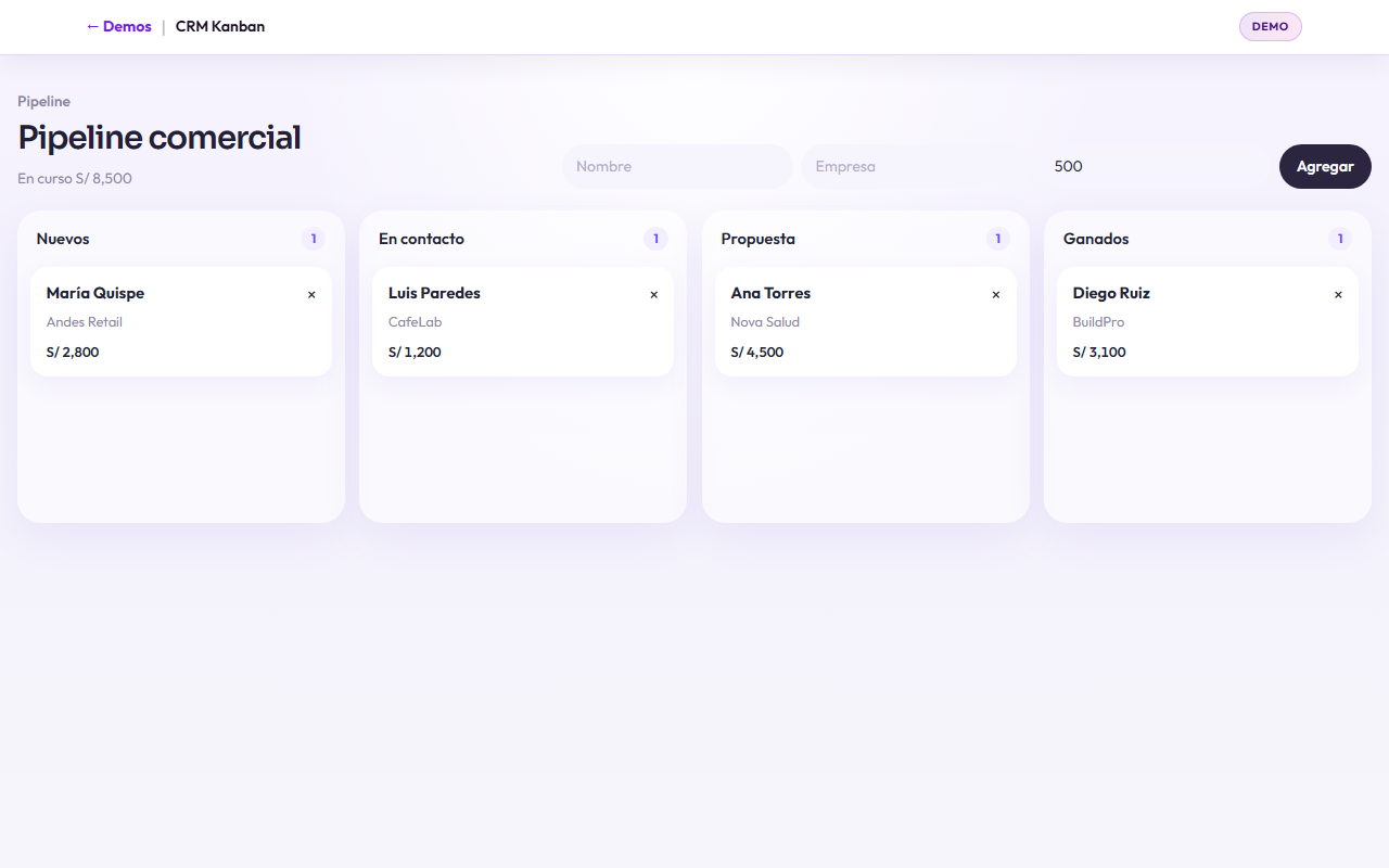 CRM Kanban